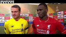 Liverpool 2-1 Bordeaux - Christian Benteke & Simon Mignolet Post Match Interview 26.11.2015