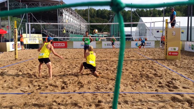 1 SD vs NOR Usken/Retterholt NOR 2-0 (21-17,21-18)