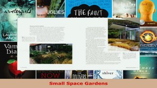 Read  Small Space Gardens Ebook Free