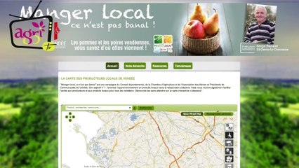 Réseau local Vendée : lancement du site Internet mangerlocal.Vendée et d'une campagne d'affiche