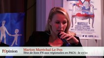 La Manif pour Tous : un cactus entre Marine Le Pen et Marion Le Pen