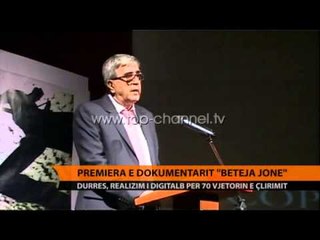 Premiera e dokumentarit “Beteja jonë” - Top Channel Albania - News - Lajme