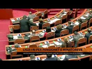 Ligji i ri për pensionet e minatorëve - Top Channel Albania - News - Lajme