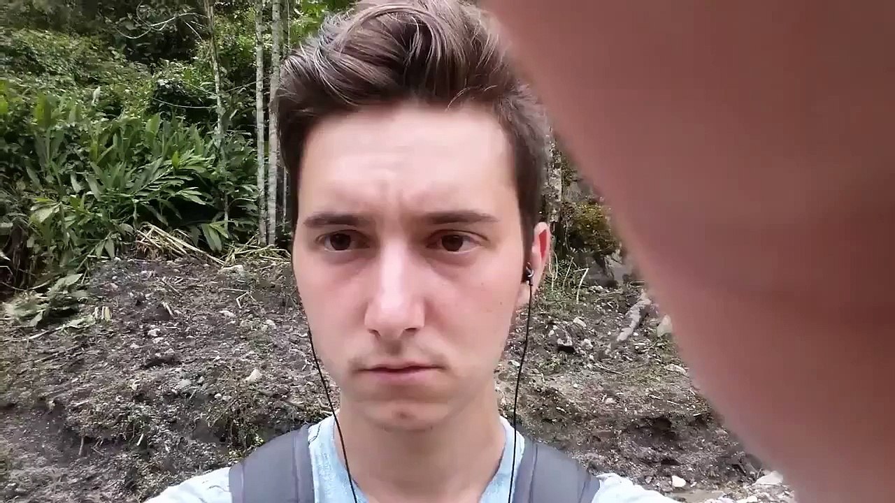 Guy gets Kicked in the Head by train --- Slow Mo!!!