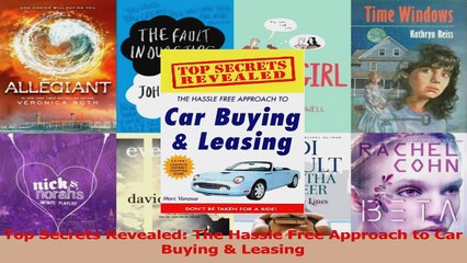 Tải video: Read  Top Secrets Revealed The Hassle Free Approach to Car Buying  Leasing Ebook Online