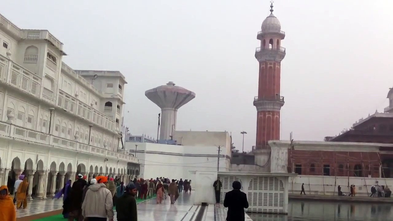 GOLDEN TEMPLE ( HARMANDHIR SAHIB ) AERIAL 4K VIDEO