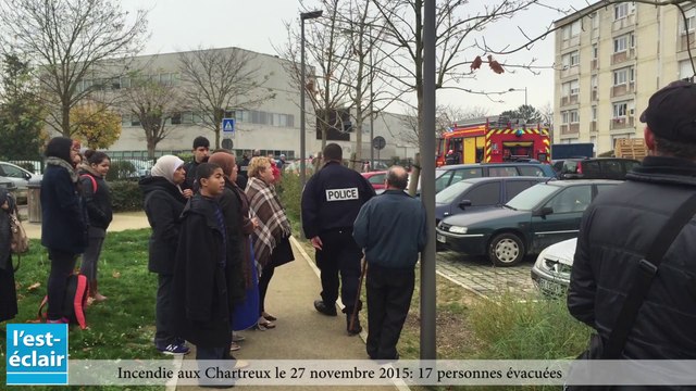 Incendie aux Chartreux le 27 novembre 2015: 17 personnes évacuées