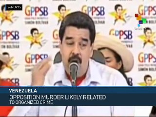 Venezuela: Right-Wing Opposition Planning Violence, Maduro Says