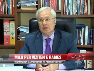 Download Video: Milo për vizitën e Ramës: Ka peshë specifike - News, Lajme - Vizion Plus