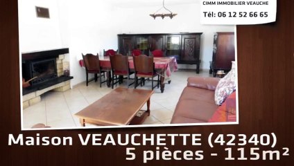 A vendre - Maison/villa - VEAUCHETTE (42340) - 5 pièces - 115m²