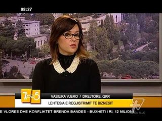 7pa5 - Lehtesia e regjistrimit te biznesit - 10 Nentor 2014 - Show - Vizion Plus