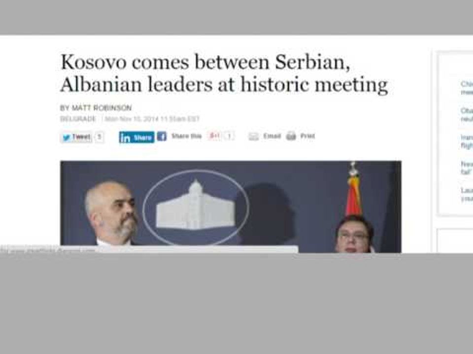 MEDIAT NDERKOMBETARE I BEJNE JEHOVE VIZITES SE RAMES DHE PERPLASJES ME VUÇIÇ LAJM