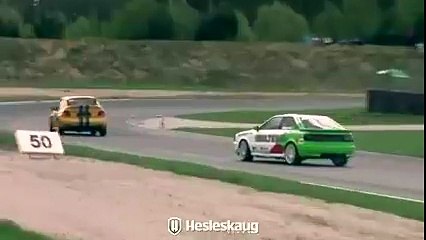 Aposto que nunca viram um Audi a derrapar assim!!!