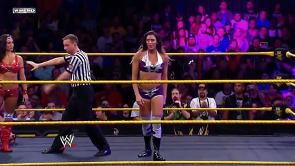 Santana Garrett vs. Charlotte (w/ Bayley)