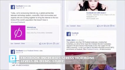 Facebook increases stress hormone levels in teens: Study