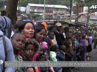 Le pape dénonce "l'injustice atroce" des bidonvilles africains avant de gagner l'Ouganda (2)