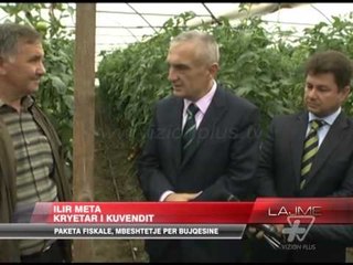 Meta, takim me fermerët në Lushnjë - News, Lajme - Vizion Plus