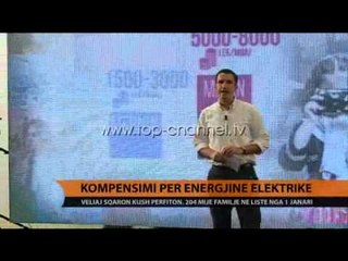 Kompensimi për energjinë elektrike - Top Channel Albania - News - Lajme