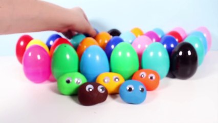 Play Doh Surprise Eggs Peppa Pig Hello Kitty Angry Birds Disney Frozen Mickey Mouse Toy Vi