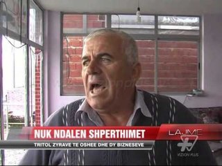 Tritol zyrave të OSHEE dhe dy bizneseve - News, Lajme - Vizion Plus