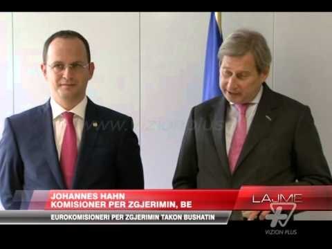 Bushati me komisionerin për zgjerim Johanes Hahn - News, Lajme - Vizion Plus