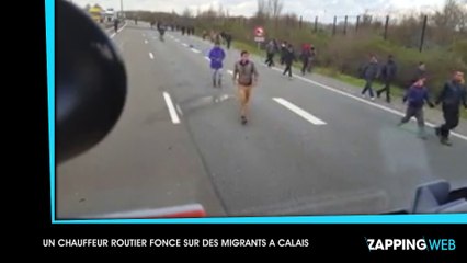 Un chauffeur routier tente d’écraser des migrants à Calais