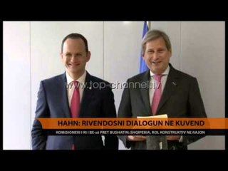 Hahn: Rivendosni dialogun në Kuvend - Top Channel Albania - News - Lajme