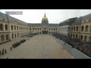 Homenaje a las víctimas de los atentados de París