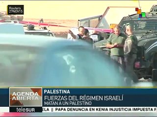 Soldados israelíes asesinan a un conductor palestino