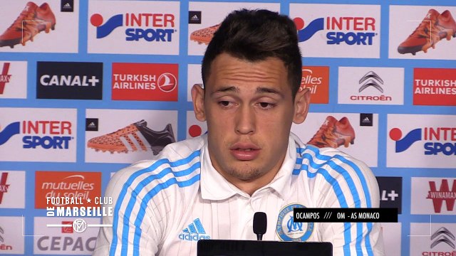 Lucas Ocampos lance le choc OM - Monaco