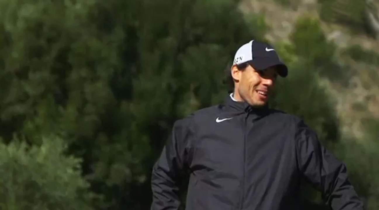 Start of the charity golf tournament  'Olazabal&Nadal Invitational' in Mallorca. (Nov. 2015)