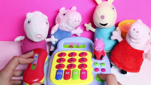 Peppa Pig Musical Phone Toy Piano Teléfono de Peppa Pig Juguetes Peppa Pig Toys Videos
