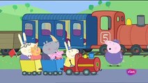 Peppa pig Castellano Temporada 4x18 El tren del abuelo pig al rescate