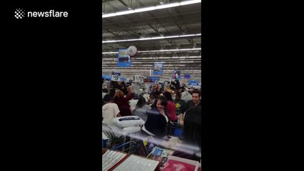 Black Friday shoppers get TOO excited over cheap towels