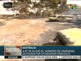 Incendios forestales en Australia destruyen 87 viviendas
