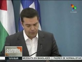 Mandatarios de Palestina y Grecia se reúnen en Ramala
