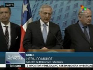 Chile: canciller se reúne con Insulza por demanda marítima boliviana
