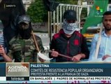 Palestinos protestan contra medida para ilegalizar movimiento islámico