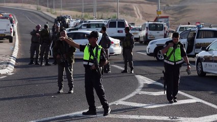 Palestino atropela soldados israelenses