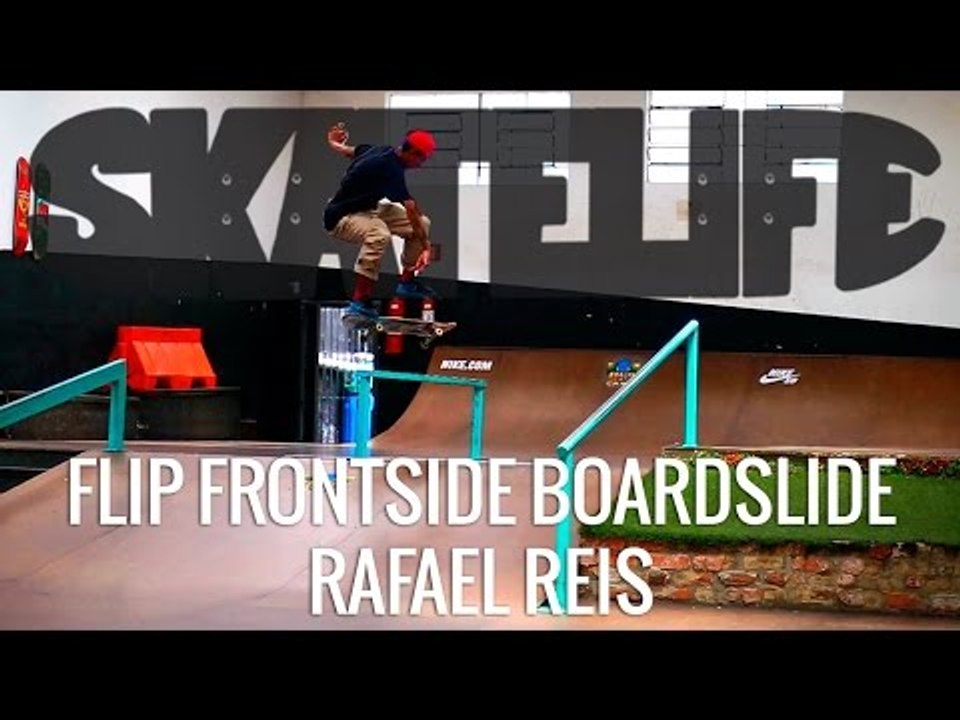 Flip Frontside Boardslide | Tutorial #SKATELIFE | Rafael Reis