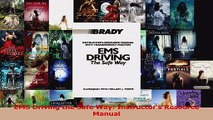 Read  EMS Driving the Safe Way Instructors Resource Manual Ebook Free