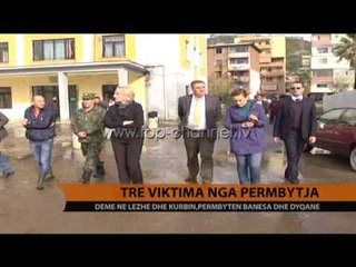 Tre viktima nga përmbytjet - Top Channel Albania - News - Lajme