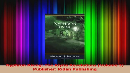 Nyphron Rising The Riyria Revelations Volume 3 Publisher Ridan Publishing Download