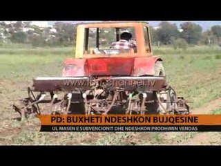 PD: Buxheti ndëshkon bujqësinë - Top Channel Albania - News - Lajme