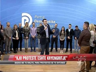 Basha: Kjo protestë është kryengritje - News, Lajme - Vizion Plus