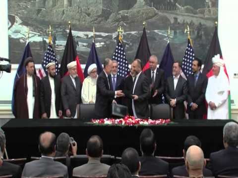 AFGANISTANI FIRMOS MARREVESHJEN E SIGURISE ME SHBA DHE NATO PER TRUPAT USHTARAKE LAJM