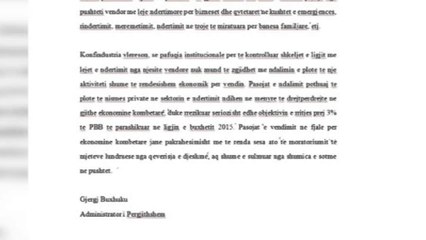 KONFINDUSTRIA: QEVERIA TE ZHBLLOKOJE LEJET E NDERTIMIT