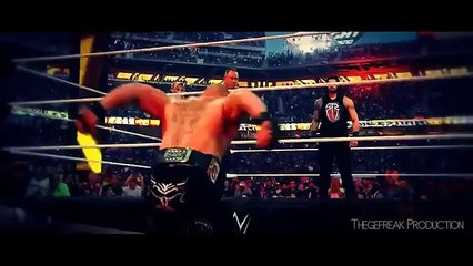 Brock Lesnar vs Roman Reigns - Wrestlemania 31 - Highlights HD