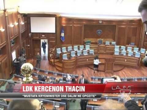 LDK kërcënon Thaçin - News, Lajme - Vizion Plus