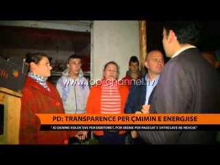 PD: Transparencë për çmimin e energjisë - Top Channel Albania - News - Lajme